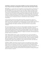 PayYourWorkers/RespectLabourRights binding agreement proposal summary