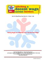 Raising Wages on a Regional Level: The Asia Floor Wage