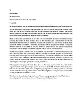 AFWA protest letter on draft NGO and TU law in Cambodia