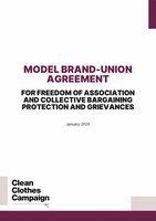 Model Agreement for Freedom of Association and Collective Bargaining Protection and Grievances