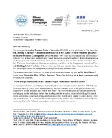 Answer to the Alliance for Bangladesh Worker Safety