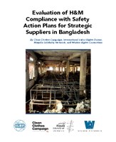 Evaluation of H&M Compliance with Safety Action Plans for Strategic Suppliers in Bangladesh 2015