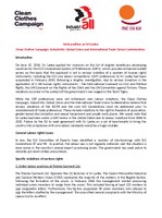 Joint position on Sri Lanka GSP+ Status