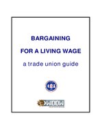 Bargaining for a Living Wage: A Trade Union Guide