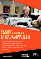 Do Dutch Garment Companies Guarantee A Living Wage In Their Supply Chains?