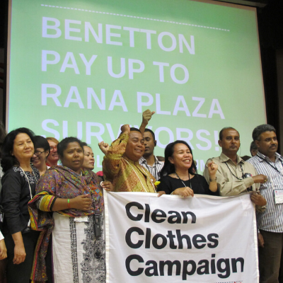 Benetton Rana Plaza action square