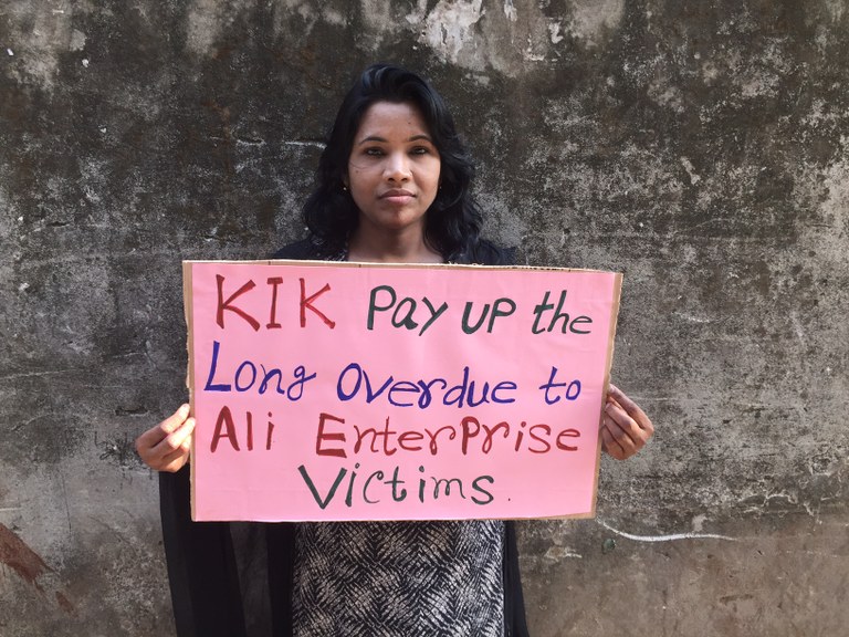Action to make KiK pay up - April 2017