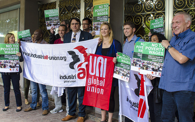 Solidarity actions in Geneva