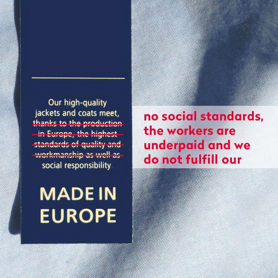 Made in Europe does not mean Made Fair...