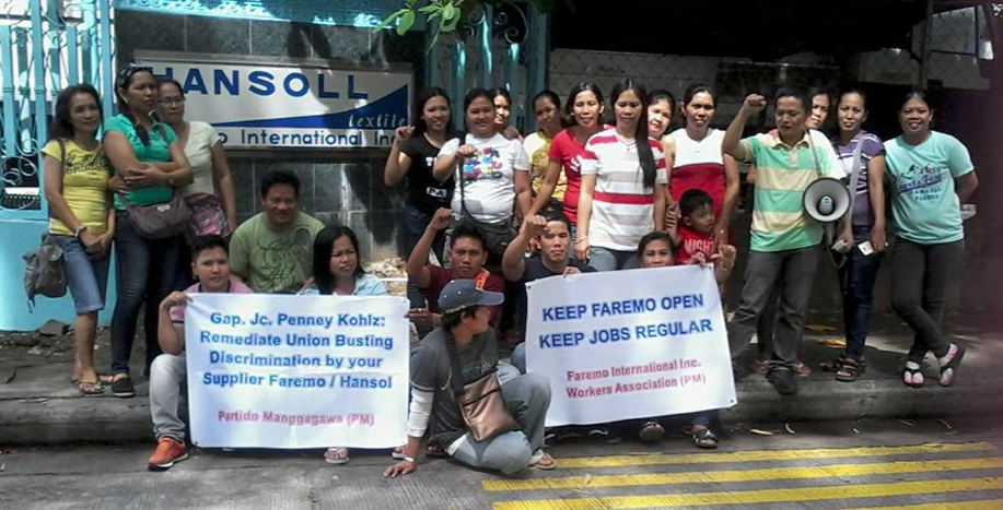 Faremo workers in front of Hansoll