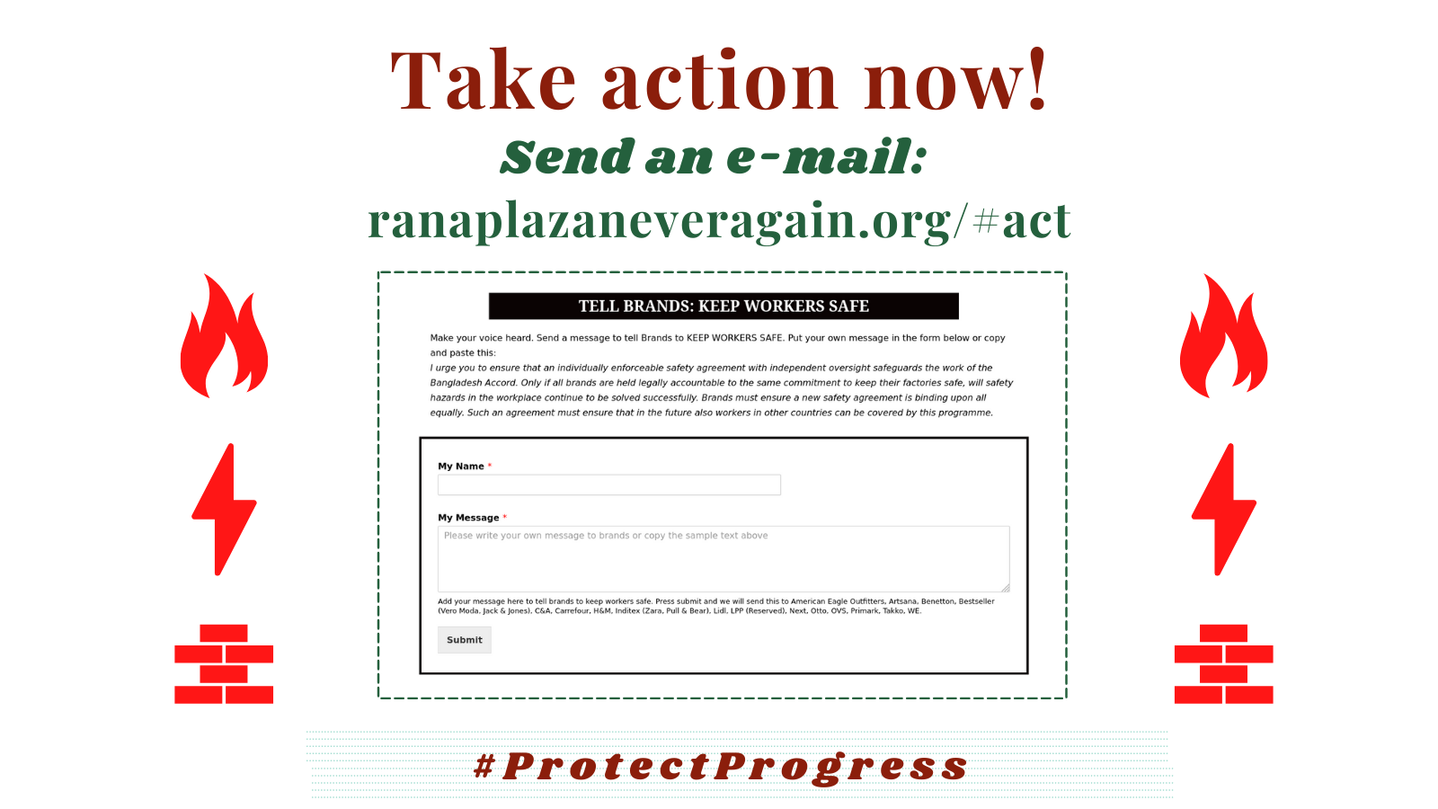 protectprogress take action