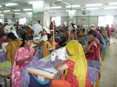A factory in Bangladesh