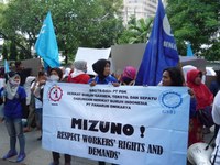 Mizuno denies support to unfairly dismissed Indonesian workers