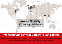 Demonstrations at Bangladeshi embassies demand respect for garment workers’ rights