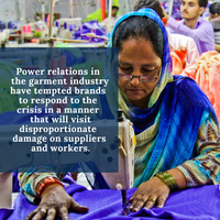 Brands and retailers need to step up now to protect garment workers