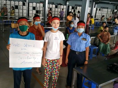 Union victory at the Huabo Times factory in Myanmar