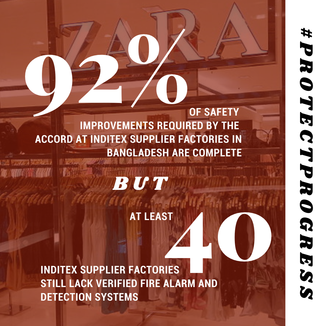 Zara must not walk away from safety agreement while workers remain at