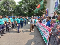 CCC condemns repression against workers protesting for higher wages in Bangladesh